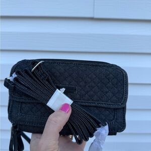 Stylish Black Quilted Women's Bag
